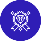 Quality over auantity icon