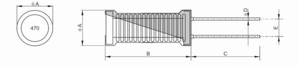 2.2uh 1.4A Radial Leaded Inductors