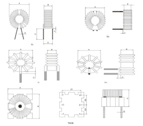 Toroidal Choke Coil Inductor-T Series