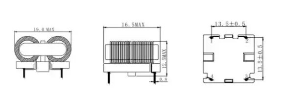 SUQ12H Series Flat Common Mode SMD Inductors-ZXcompo