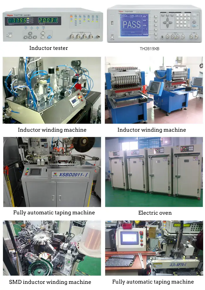 Zxcompo inductor production and testing machinery
