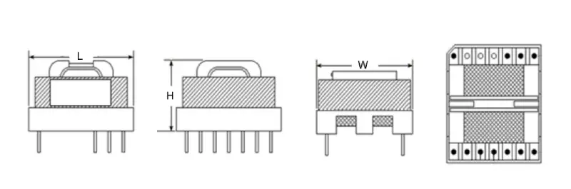 ER Type High Frequency Transformer