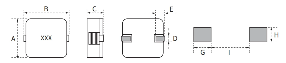 High Current Flat Wire Inductor