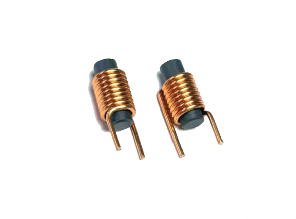 Vertical magnetic rod coil inductors